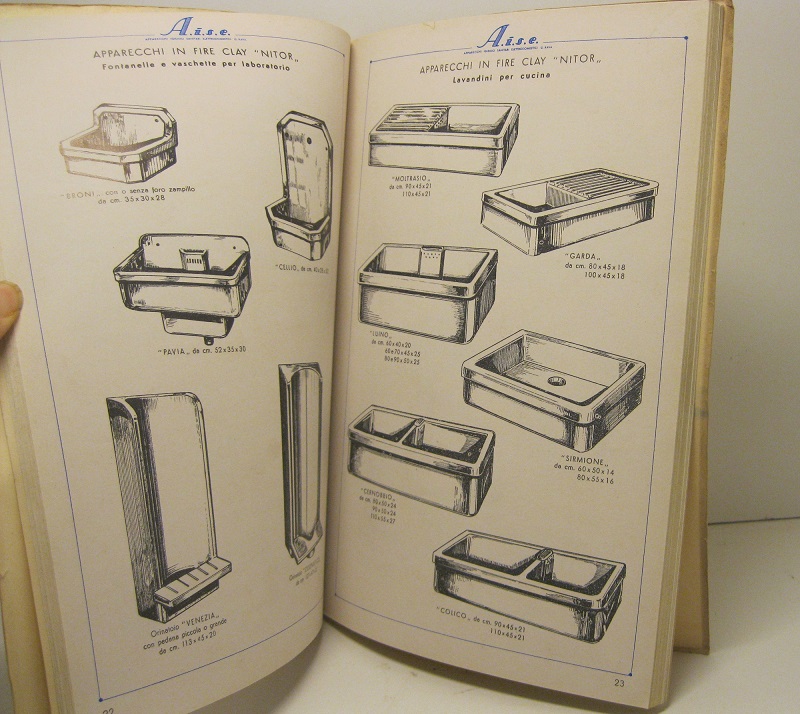 Catalogo generale 1953. A.i.s.e. apparecchi igienici sanitari elettrodomestici, Novara